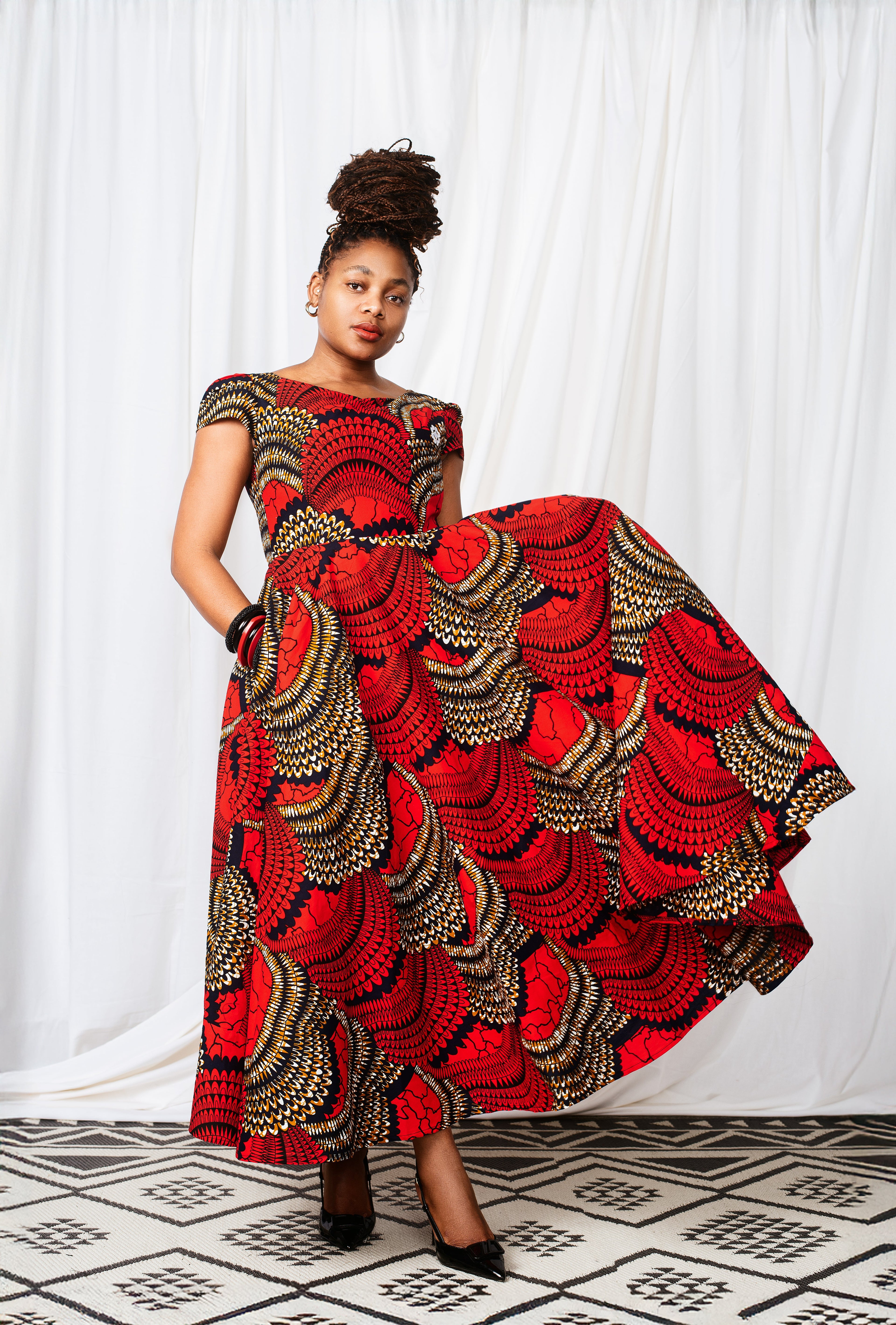 Women's Tariro Fit Flare Maxi Dress